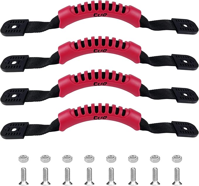 4 Pack Kayak Carry Handles for Ocean Perception Water Outdoor Sport Canoe Boat Kayak with Screws