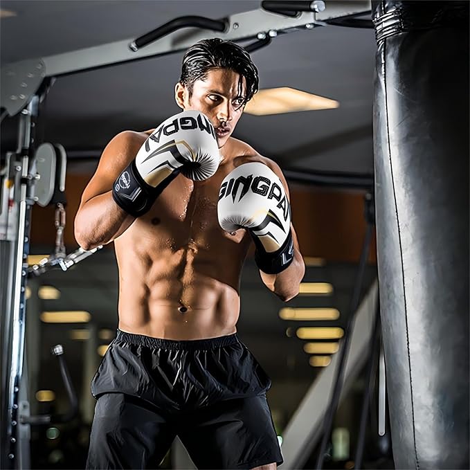 Boxing Gloves for Men,Women,Child, Heavy Bag Workout Boxing Gloves,Durable Leather and Thickened Fist Peak Professional Sparring Training Fighting Gloves for Kickboxing,Muay Thai,MMA