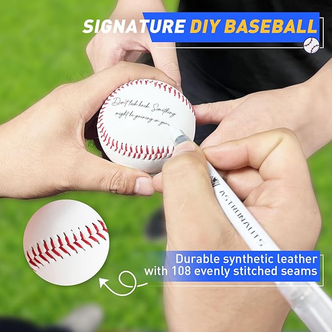 Gracfulcub Baseball Ball, Official Game Baseballs for Youth and Adult Baseball Players Training, Official Size and Weight Suitable for Batting Fielding Hitting Pitching Practice
