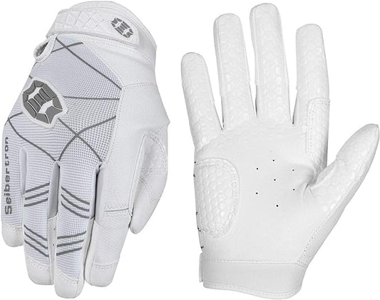 Seibertron B-A-R PRO 2.0 Signature Baseball + Softball + Teeball Batting Gloves Super Grip Finger Multiple 11 Sizes + 5 Colors Available Fit Adult Youth Kids Boys Girls Mens Women