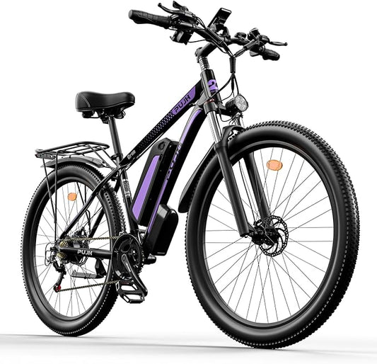 Electric Bike for Adults with Peak 1500W, 80Miles 32MPH Commuting Electric Mountain Bike, 48V 17.5Ah Removable Battery 21-Speed Disc Brakes, 29" Tires and Front Suspension