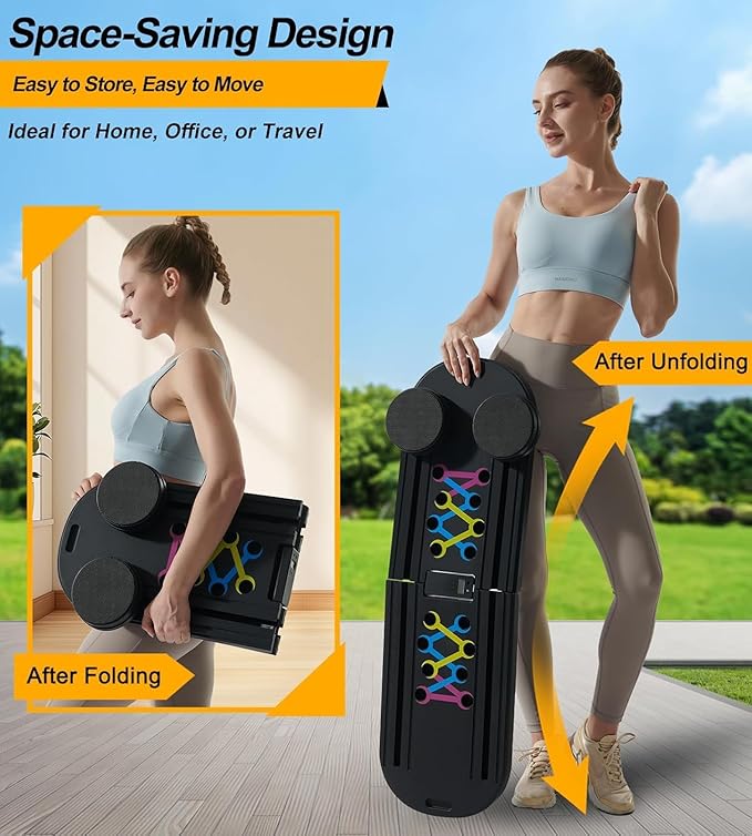 Pilates Reformer Set - Pilates Board for Home Workout, All in One Pilates Equipment with Timer, Home Pilates Machine Kit, Exercise Board, Ab Core Trainer, Core Workout Equipment