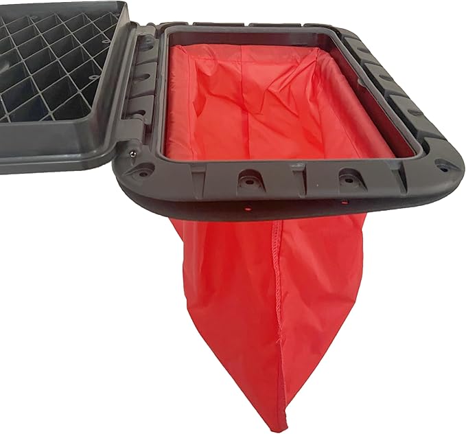 Round/Square Hatch Cover Deck Panel, ABS Sealed Hatch Cover kit with red Waterproof Bag, Suitable for Kayaking