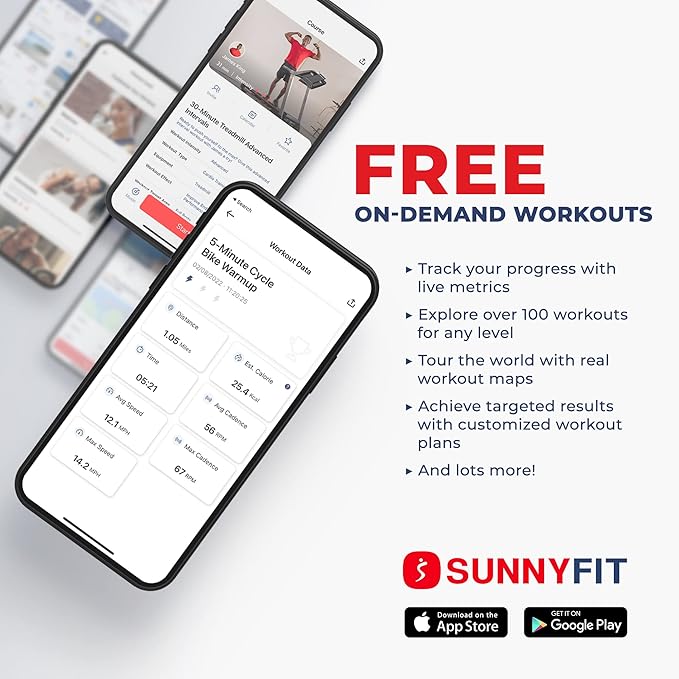 Sunny Health & Fitness Smart 2-in-1 Upright Elliptical Full-Body Exerciser, Home Cross-Training Arm/Leg Cardio Workout Machine, Optional Free SunnyFit App Bluetooth Link or Electro-Magnetic Resistance