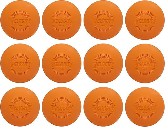 Velocity Lacrosse Balls - 1, 2, 3, 6, 12, 18, 24, 36, 60 and 120 Packs - for Practice, Official NFHS and College Approved Size