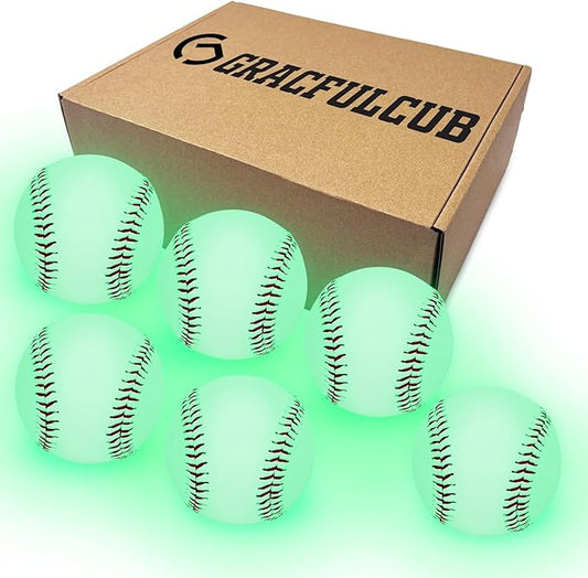 Gracfulcub Baseball Ball, Official Game Baseballs for Youth and Adult Baseball Players Training, Official Size and Weight Suitable for Batting Fielding Hitting Pitching Practice