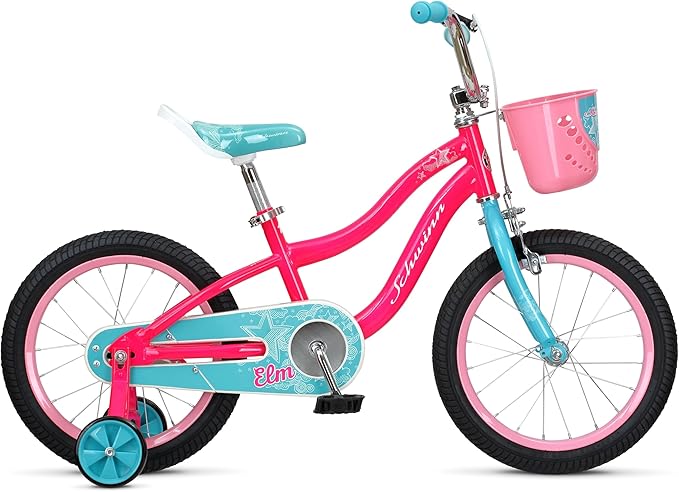 Schwinn Elm and Koen Bike or Balance Bike, 12-20 Inch Bike for Kids Ages 2-13, Black, Blue, Red, Teal, Pink or Purple, SmartStart Ergonomic Design, Adjustable Seat Grows with Child, Training Bicycle