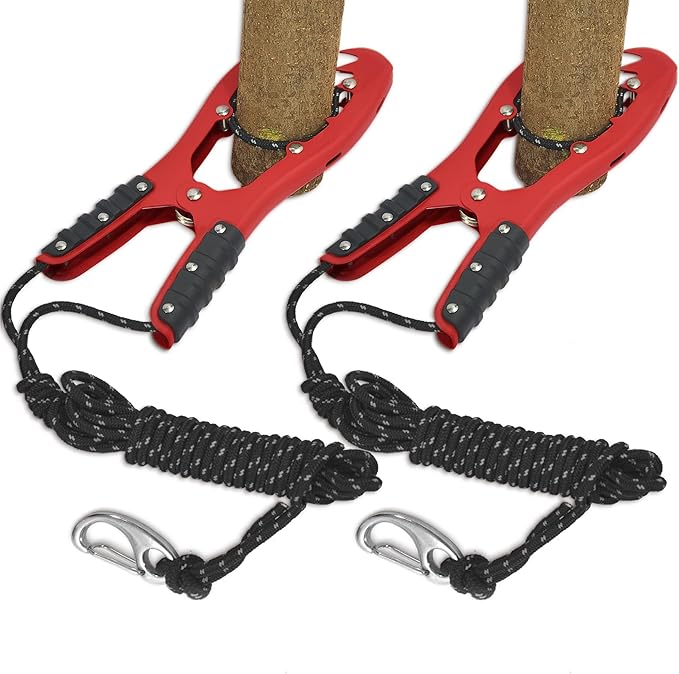 Antidious Kayak Brush Gripper, Kayak Anchor Grip with 16.4ft Paracord and Snap Hook to Anchor Float, Canoe, Boat for Fishing Boating Camping