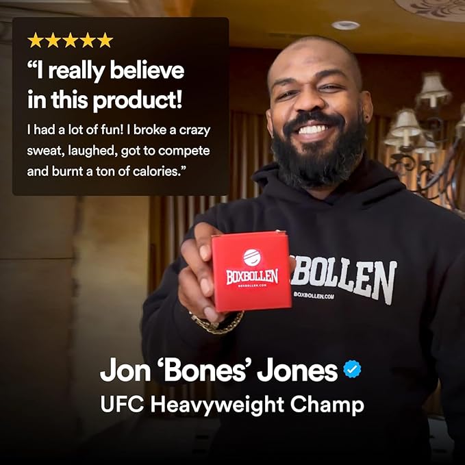 Boxbollen® Boxing Reflex Ball – Celebrity-Endorsed Reaction Trainer | App-Connected Punch Counter | Fun Fitness for All Ages | Improve Coordination & Agility | Ideal Gift for Home Workouts