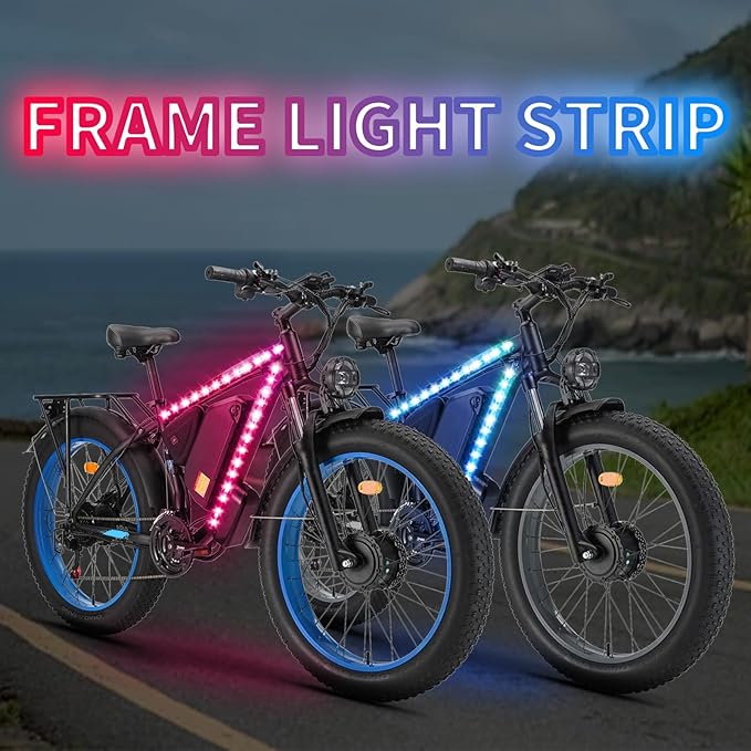 LED Bike Lights for Night Riding,Can Be Cropped,Waterproof,for Kids, Adults, Boys and Girls
