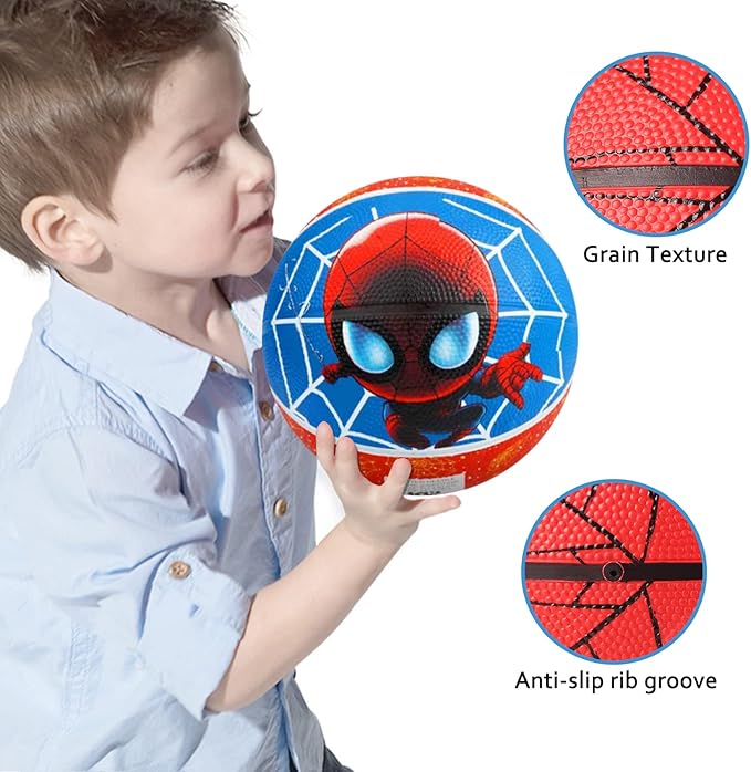 Kids Basketball Size 5 Youth Basketball 27.5" for Indoor Outdoor Play Games,Training Basketball for Beginner(Boys&Girls)