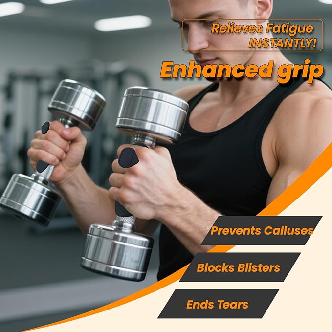 Weight Lifting Gloves for Men Women: Rubber Gym Weightlifting Anti-Slip Workout Grips for Gym Training and Exercise, Weight Lifting, Dumbbell, Deadlift, Bar Pad Pull Up Grippers No Sweaty
