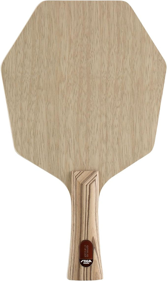 STIGA Pure Table Tennis Wood - Professional Offensive Table Tennis Wood Blade - 7 Layers of Pure Wood for Maximum Control, Precision and Power - Made in Sweden