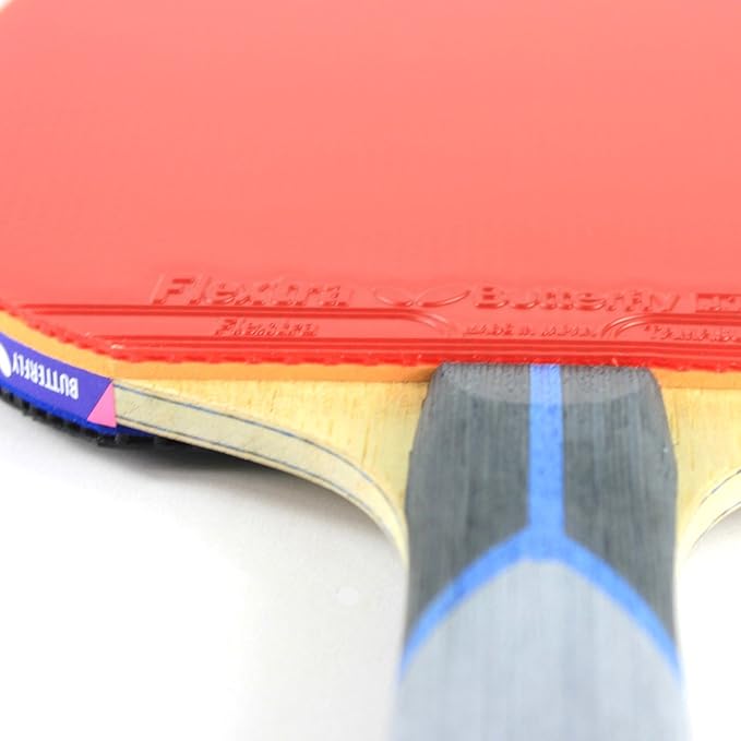 Ping Pong Paddle by Butterfly | 802 Ping Pong Paddle Set | Butterfly Ping Pong Paddle Case | Arylate Carbon Table Tennis Racket with Table Tennis Racket Case | Professional Table Tennis Racket Set