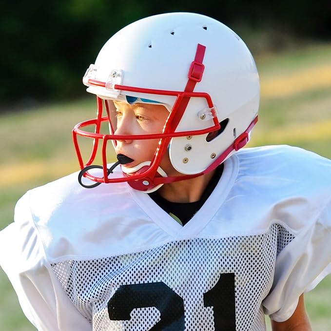 Dunzy 20 Pcs Strapped Mouth Guard Football Sports Mouthguard No Boil Mouthguard Adult Youth Football Mouthpiece Mouth Protector for Boxing Lacrosse Hockey Taekwondo