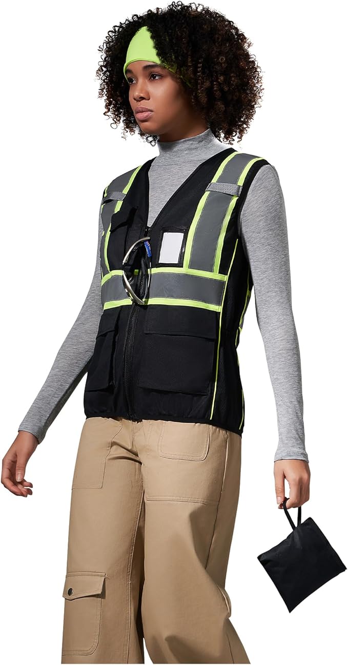 AYKRM 11 color Ladies High Vis Reflective Safety Vest for Women