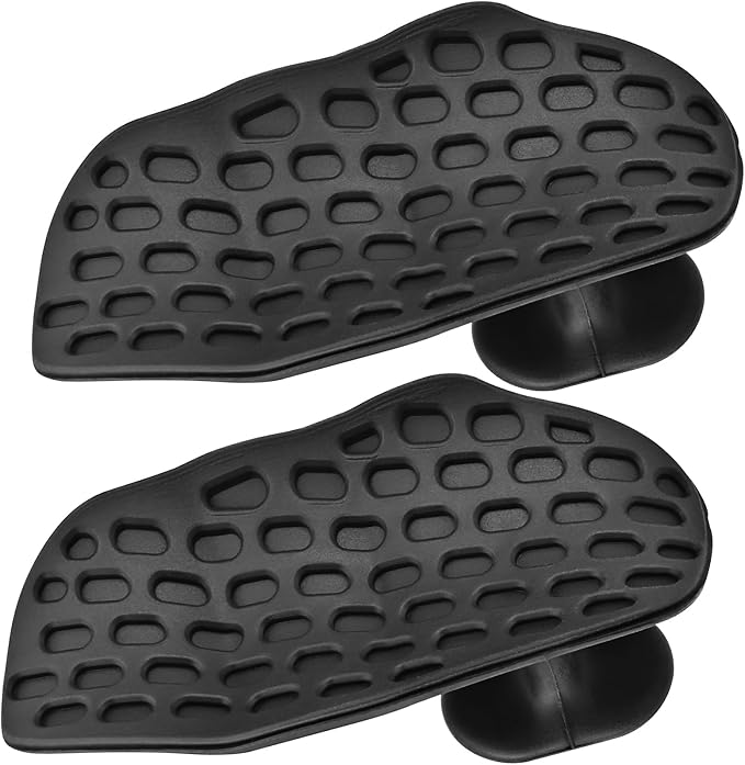 Yeebline 2 Pack Gym Grips Weight Lifting Grips, Ergonomics Workout Rubber Fingerless Anti-Slip Rypt Grip Hand Protector Gloves for Exercise, Weight Lifting, Dumbbell