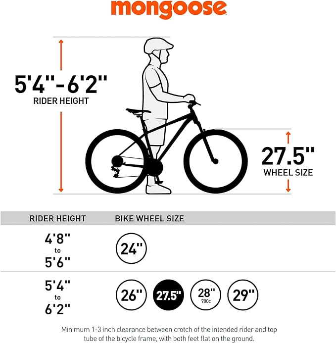 Mongoose Switchback Comp Expert Sport Trail Mountain Bike for Adult Men Women, 16/18/21-Speed Options, 27.5-Inch Wheels, Disc Brakes, Small Medium or Large Aluminum Frames, Hardtail Bicycles