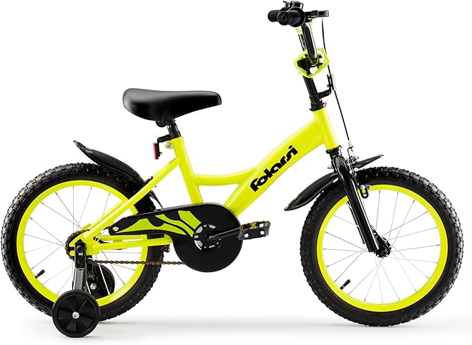 Kids Bike 14 16 18 Inch Bicycle for 3-9 Years Boys Girls Bike，Children's Bicycle with Bell Training Wheels, Multiple Colors