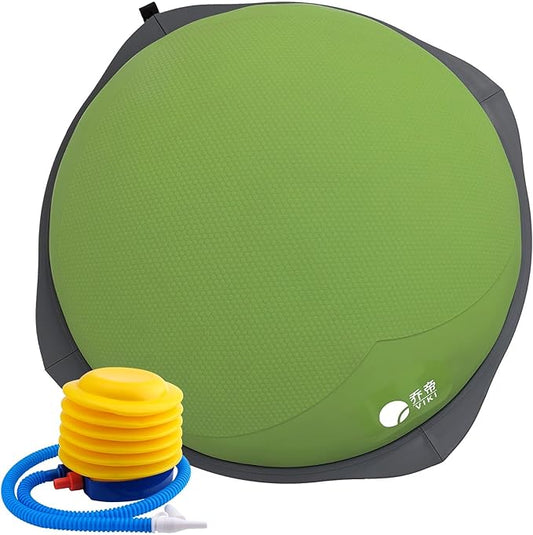 Balance Ball Home Workout Equipment, 27.5/31.5 inch Exercise Ball Balance Trainer, Stability Ball for Exercise, Half Balance Ball Strength Training Equipment for Cardio and Core Training