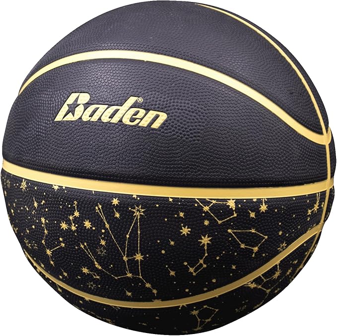Baden | Legend Lifestyle Collection | Fun Design Outdoor Rubber Game Basketball | Youth & Adult Size 5,6,7