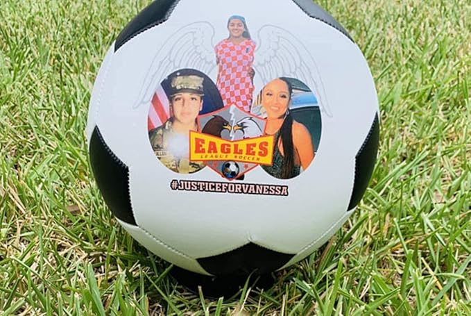 Personalized Custom Mini Size 6 Inch Official Size 1 Soccer Ball | Customized Soccer Ball with Name, Photo, or Text | Trophy or Gift for Coach, Son, Boyfriend, or Any Soccer Fan