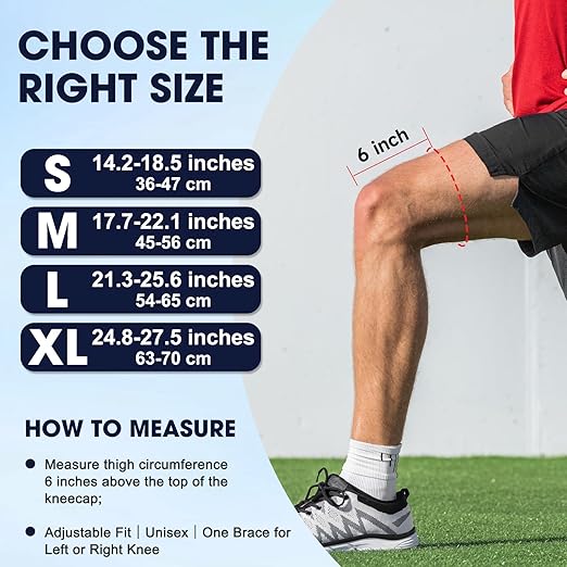 NEENCA ELITE Knee Brace for Men & Women - Open-Back Knee Support with Side Stabilizers & Patella Support for Meniscus Tear, Arthritis Pain, Injury Recovery, Running, Sports (Black, Large)