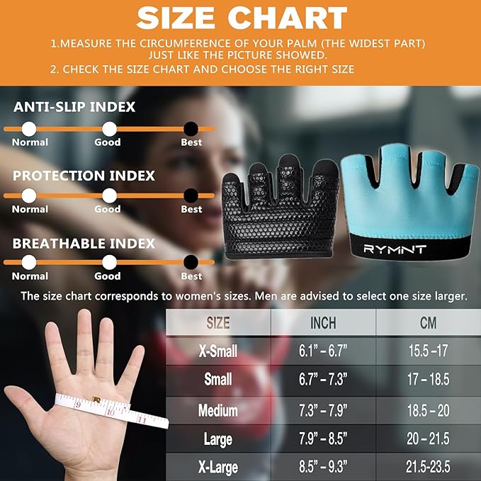 Minimal Workout Gloves,Short Micro Weight Lifting Gloves Grip Pads with Full Palm Protection & Extra Grip for Men Women Weightlifting,Gym,Cross Training,Powerlifting,WODs.