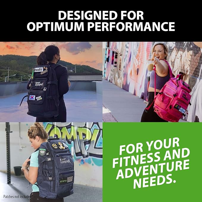 Bear KompleX Military Grade Tactical Backpack - Organize Gear & Optimize Comfort - Multipurpose 1000 Denier Nylon Backpack