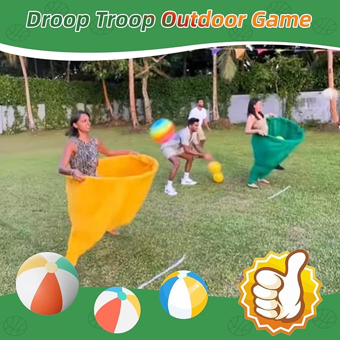 Granny Pants Yard Game, Granny Pants Outdoor Game with Bouncy Balls, Granny Pants Giant Recreational Tossing Games, Perfect for Backyard Party Family Reunion Games