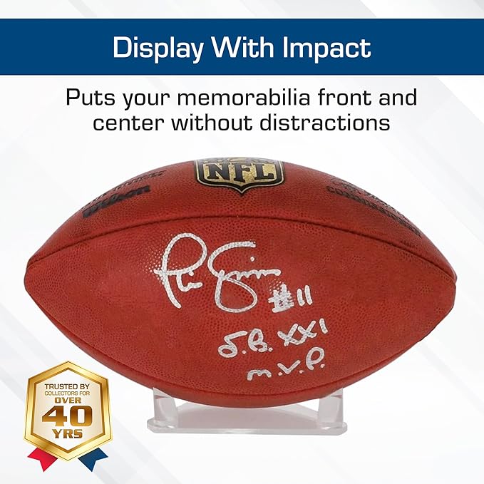 BCW Acrylic Ball Stand, 1 Pack | Anti-Slip Design for Basketball, Football, and Soccer Ball Display