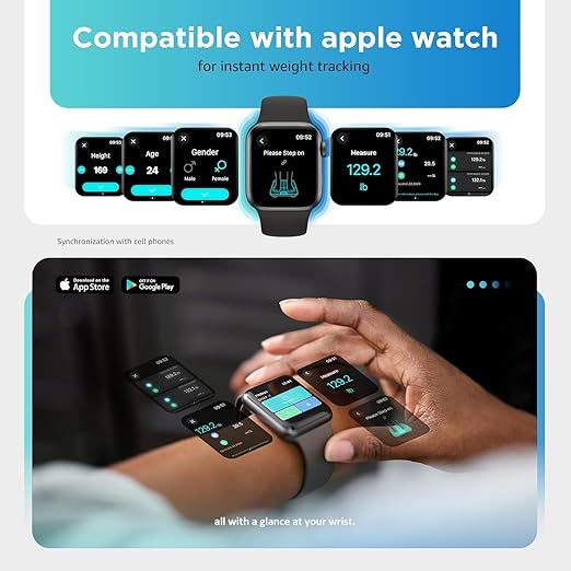 Posture Scale for Body Weight and Fat Percentage, 8 Electrodes Larger Platform Digital Scale for BMI 28 Body Composition Measurement, Bathroom Smart Scales with LED Display FSA or HSA Eligible