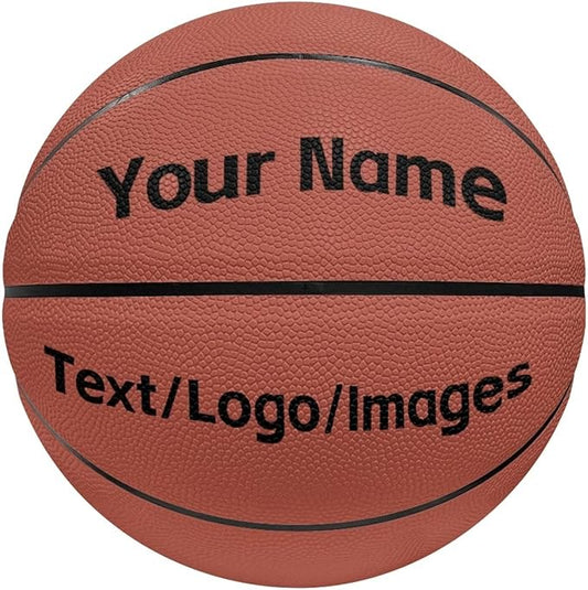 Personalized Basketball Leather Basketball Custom Basketball with Your Personalized Pictures Text Sports Equipment