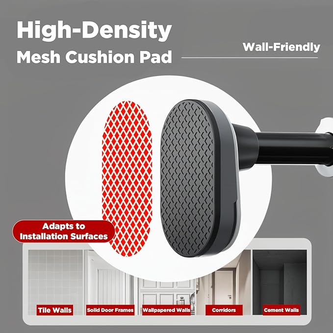 Door Frame Pull-Up Bar, Chin Up Exercise Bar for Home Fitness