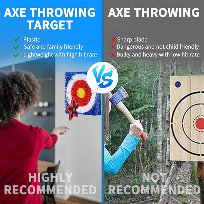Throwing Axe Game Axe Throwing Target for Outdoor Play for All Family Members