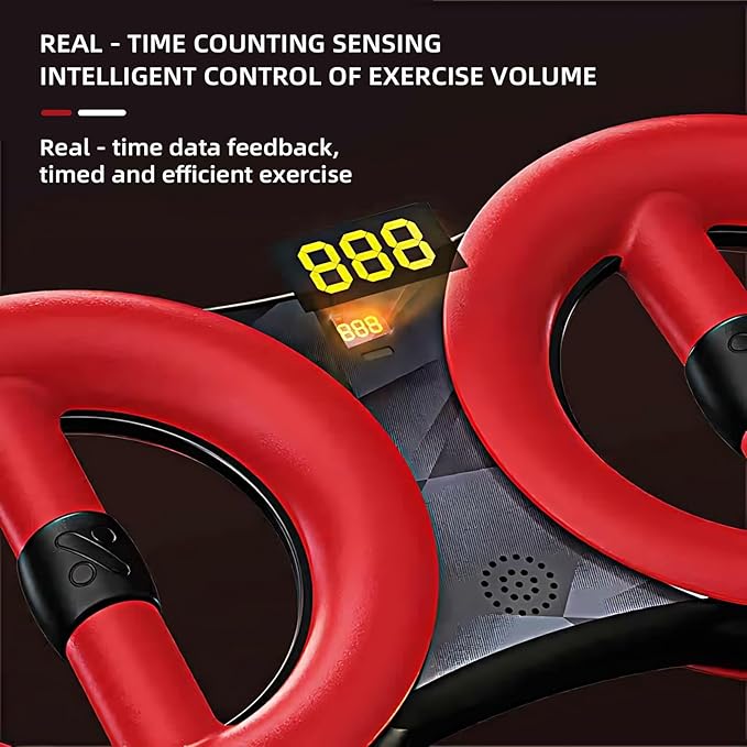 Rotator Machine Forearm Exerciser strengthener Strength Training Unisex Digital Display Adjustable Resistance Non Slip Rubber Coating Home/Gym Workouts Equipment