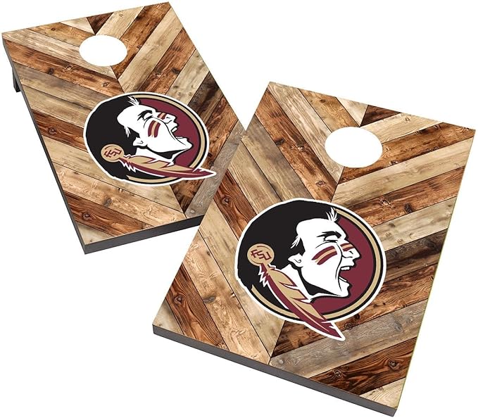 College Team Cornhole Boards, 2x4 Bag Toss Game Set, Officially Licensed Cornhole Game, Perfect for Tailgates