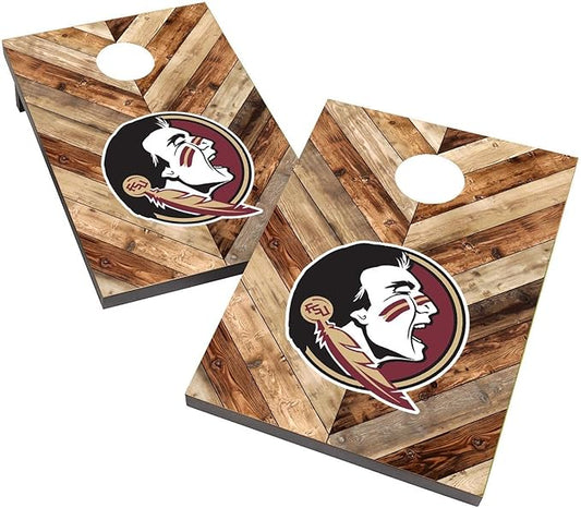 College Team Cornhole Boards, 2x4 Bag Toss Game Set, Officially Licensed Cornhole Game, Perfect for Tailgates