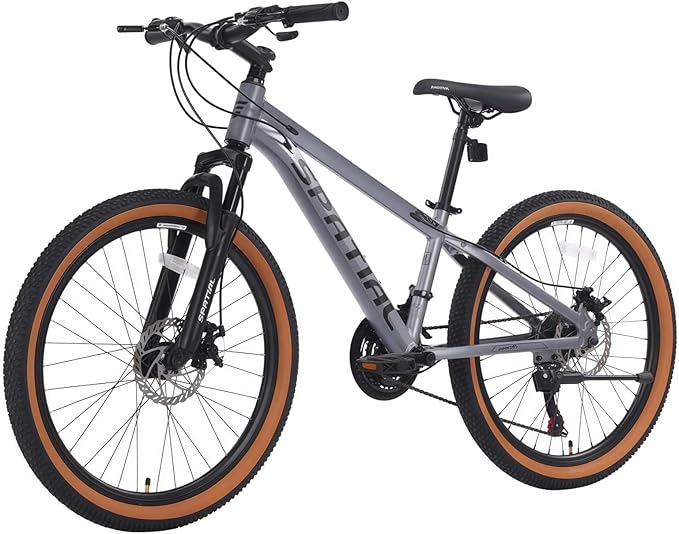 SPATIAL Mountain Bike, 24/26/27.5/29 inch Outdoor Cycling Bike,21/8 Speed Lightweight Aluminum Frame | Dual Disc Brakes,Adjustable Ergonomic Seat for Men Women Adult,MTB Bicycle