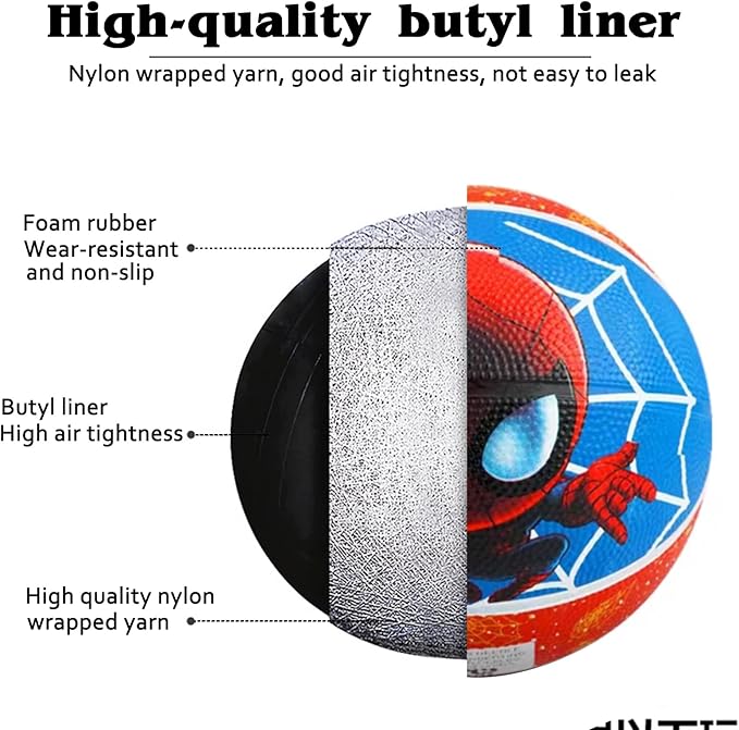 Kids Basketball Size 5 Youth Basketball 27.5" for Indoor Outdoor Play Games,Training Basketball for Beginner(Boys&Girls)