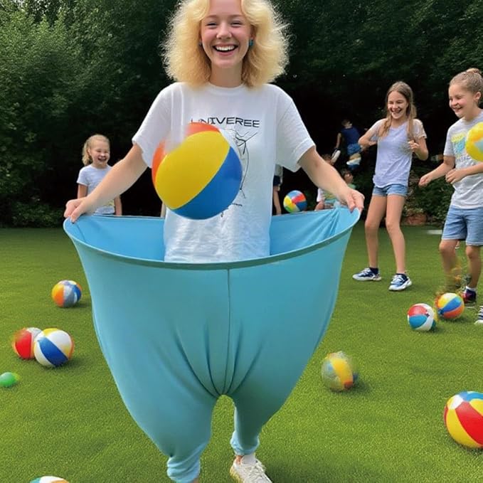 Granny Pants Yard Game, Granny Pants Outdoor Game with Bouncy Balls, Granny Pants Giant Recreational Tossing Games, Perfect for Backyard Party Family Reunion Games