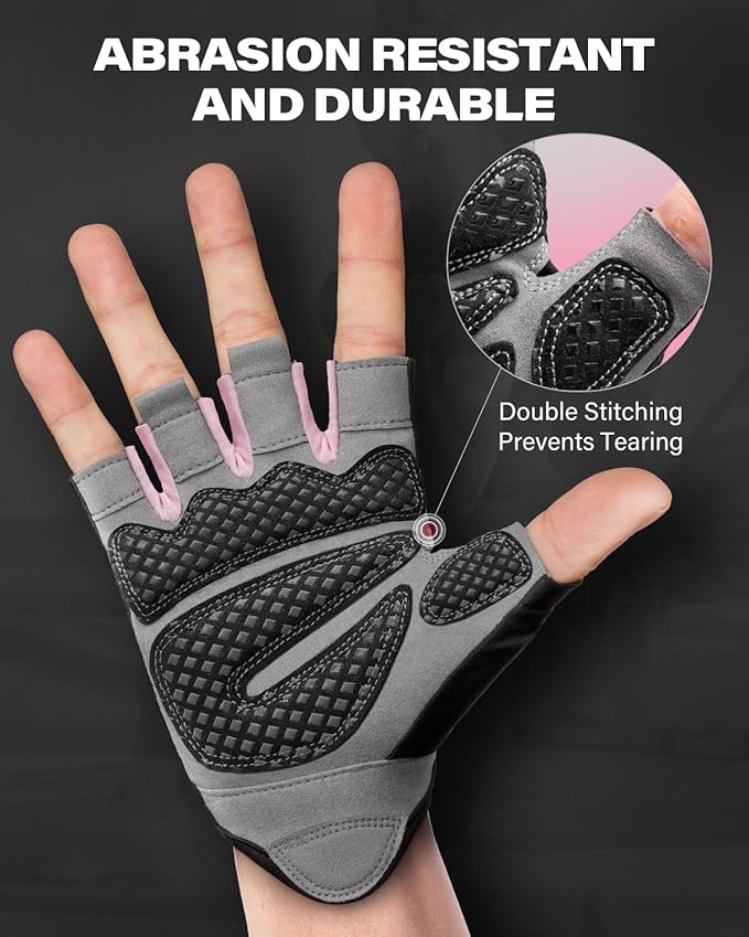 VINSGUIR Workout Gloves for Men and Women, Weight Lifting Gloves with Excellent Grip, Lightweight Gym Gloves for Weightlifting, Cycling, Exercise, Crosstraining, Pull ups, Fitness, Climbing and Rowing