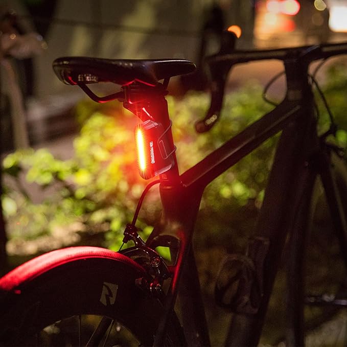 Rear Bike Light 80 Lumen 2 Pack – Rechargeable USB C, Waterproof IP64, 5 Modes Steady/Flash with Memory Function, DON PEREGRINO M1 Bicycle Tail Light