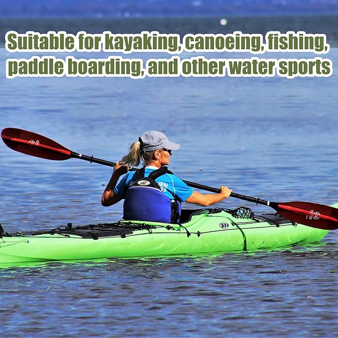 Deluxe Padded Kayak Seats - Premium Shockproof Seats with Back Support for Kayaking, Canoeing, Fishing, Paddle Boarding - Comfort, Versatility and Extra Storage