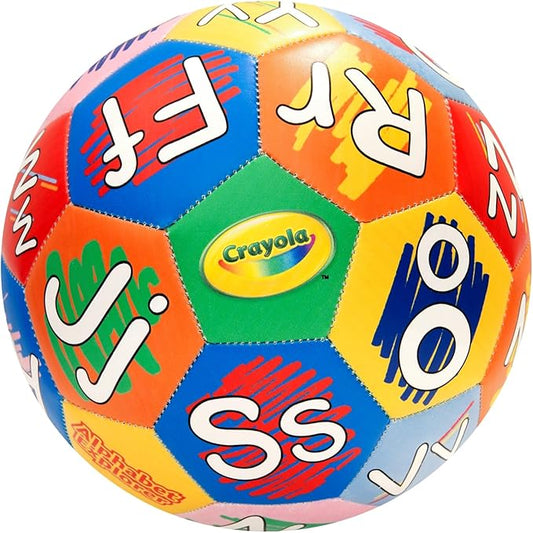 Crayola Score N’ Explore Officially Licensed 5” Color Ball, Interactive Coloring Soccer Ball for Kids, Fun Learning Toy Activity Ball
