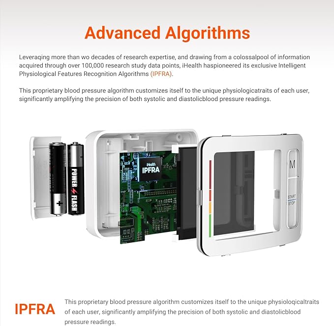 iHealth Push Wrist Blood Pressure Monitor, Digital Bluetooth Blood Pressure Machine with Large Display and Portable Carrying Case for at Home and Travel Use