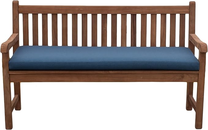 Tommy Bahama Bench Cushion, 48" X 16" X 2.5", Bamboo Bay Cobalt