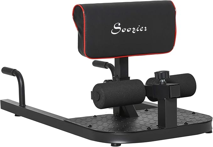 Soozier 3-in-1 Padded Push Up Sit Up Deep Sissy Squat Machine Home Gym Fitness Equipment