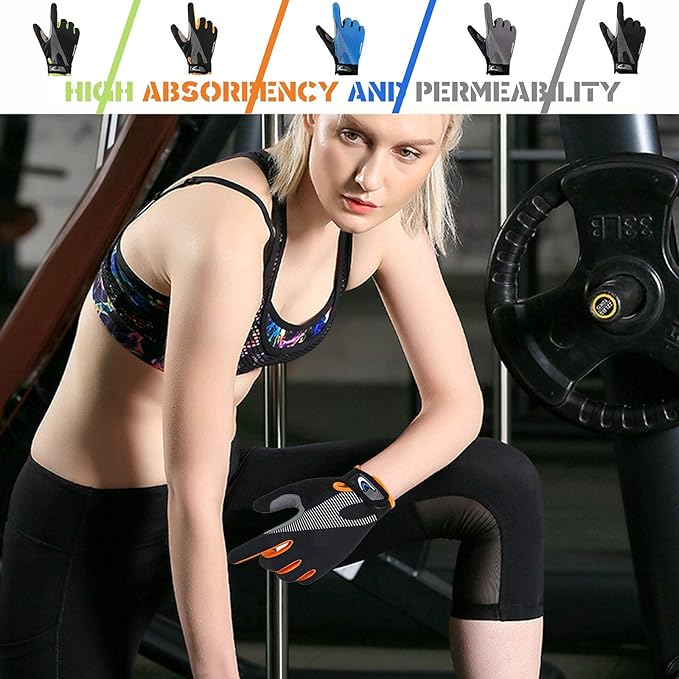 Workout Gloves for Men Women, Breathable Weightlifting Glove, Comfortable Gym Gloves for Exercise, Training, Pull ups