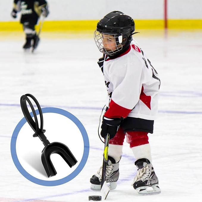 Dunzy 10 Pcs Strapped Mouth Guard Sports Mouthguard with Strap No Boiling Mouthguard Adult Youth Football Mouthpiece Mouth Protector for Boxing Basketball Lacrosse